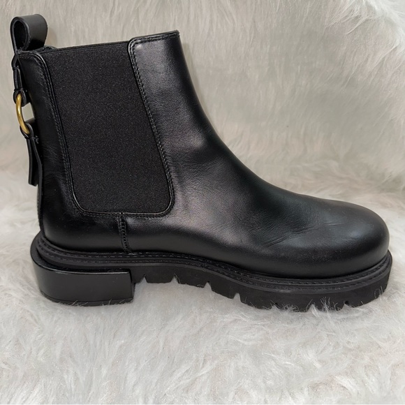 FRAME Le London Black Chelsea Boots Size EU 40 - Picture 14 of 15